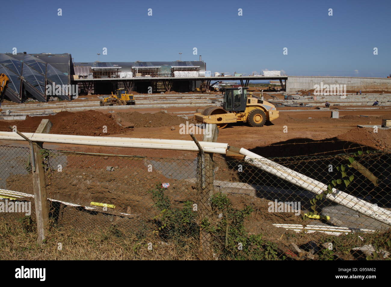Sir Seewoosagur Ramgoolam, Int. Aeroporto, in costruzione a Maurizio negli ultimi anni Foto Stock