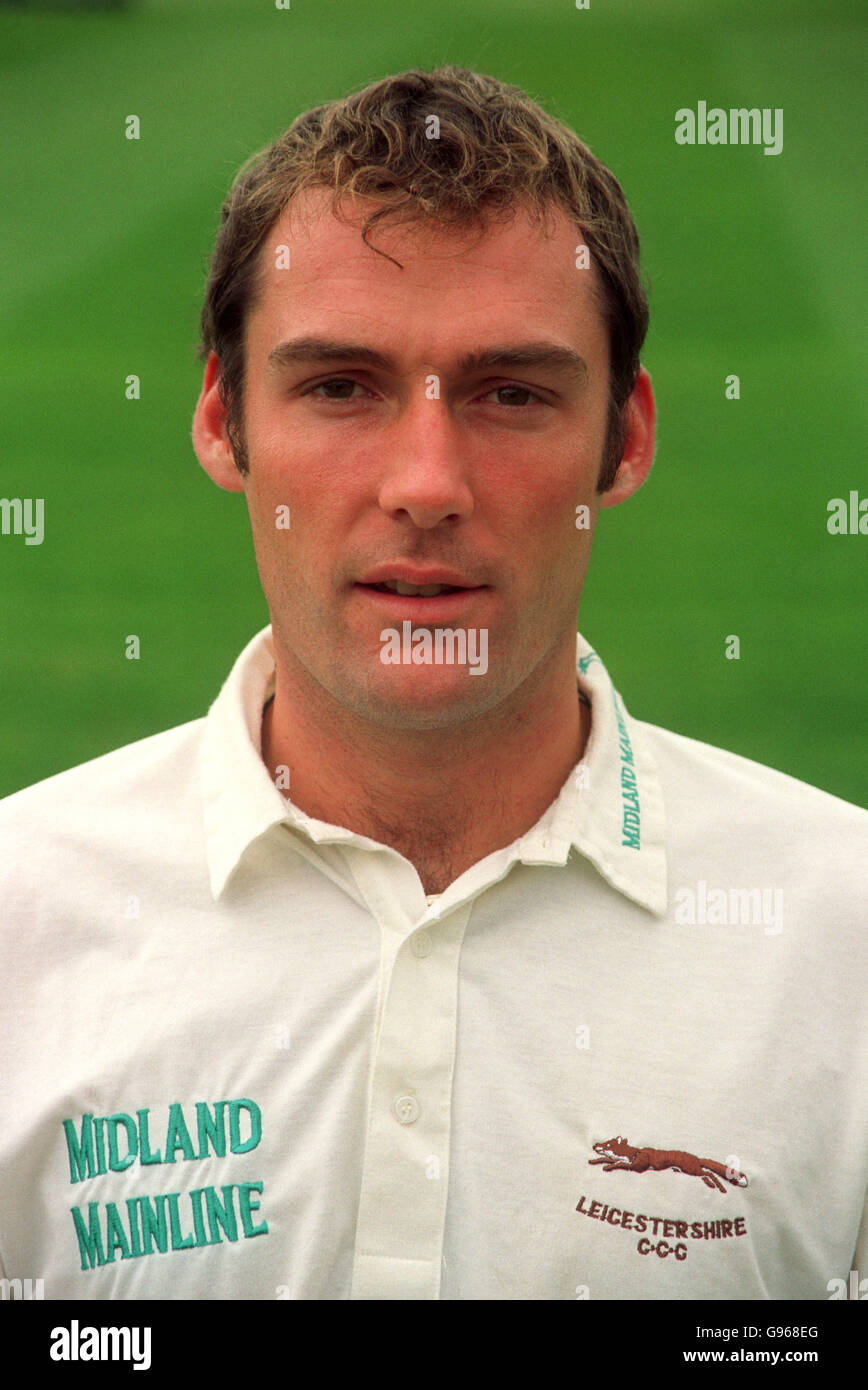 Cricket - Leicestershire CCC Photocall. Scott Boswell, Leicestershire Foto Stock