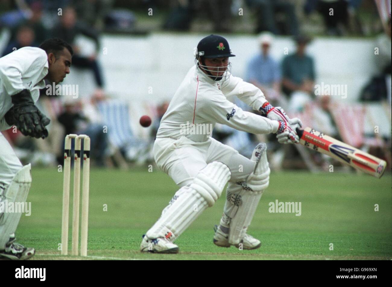 Cricket - PPP Healthcare County Championship - Lancashire / Glamorgan. Warren Hegg, Lancashire Foto Stock