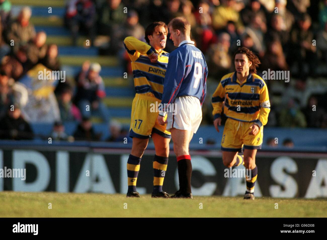 Calcio - Coppa UEFA - Terzo Round seconda gamba - Parma v Rangers Foto Stock