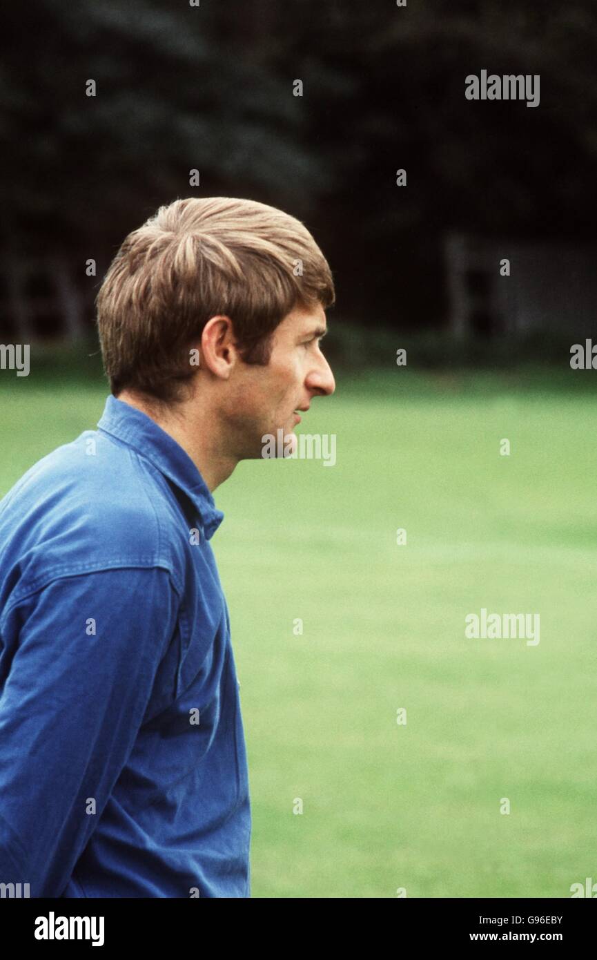 Calcio - Inghilterra formazione. Roger Hunt, Inghilterra Foto Stock