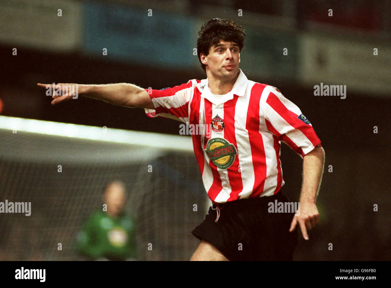 Calcio - Coppa Worthington - seconda tappa semifinale - Leicester City v Sunderland. Niall Quinn, Sunderland Foto Stock