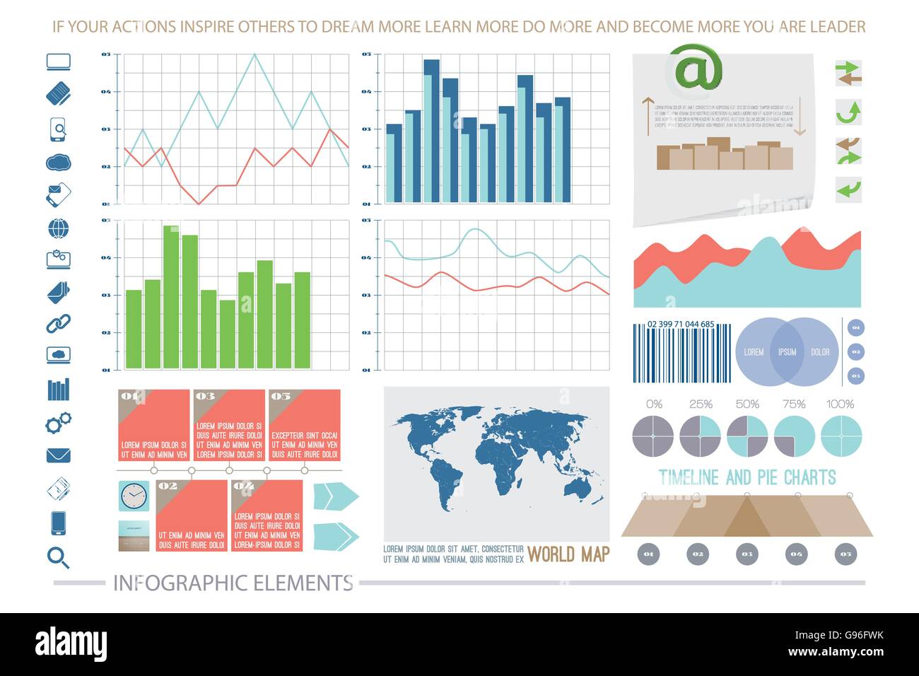 Una infografica elementi, tecnologia web icone. vettore opzione timeline grafico, promemoria, simbolo orologio. grafico a torta info icona grafica. f Illustrazione Vettoriale