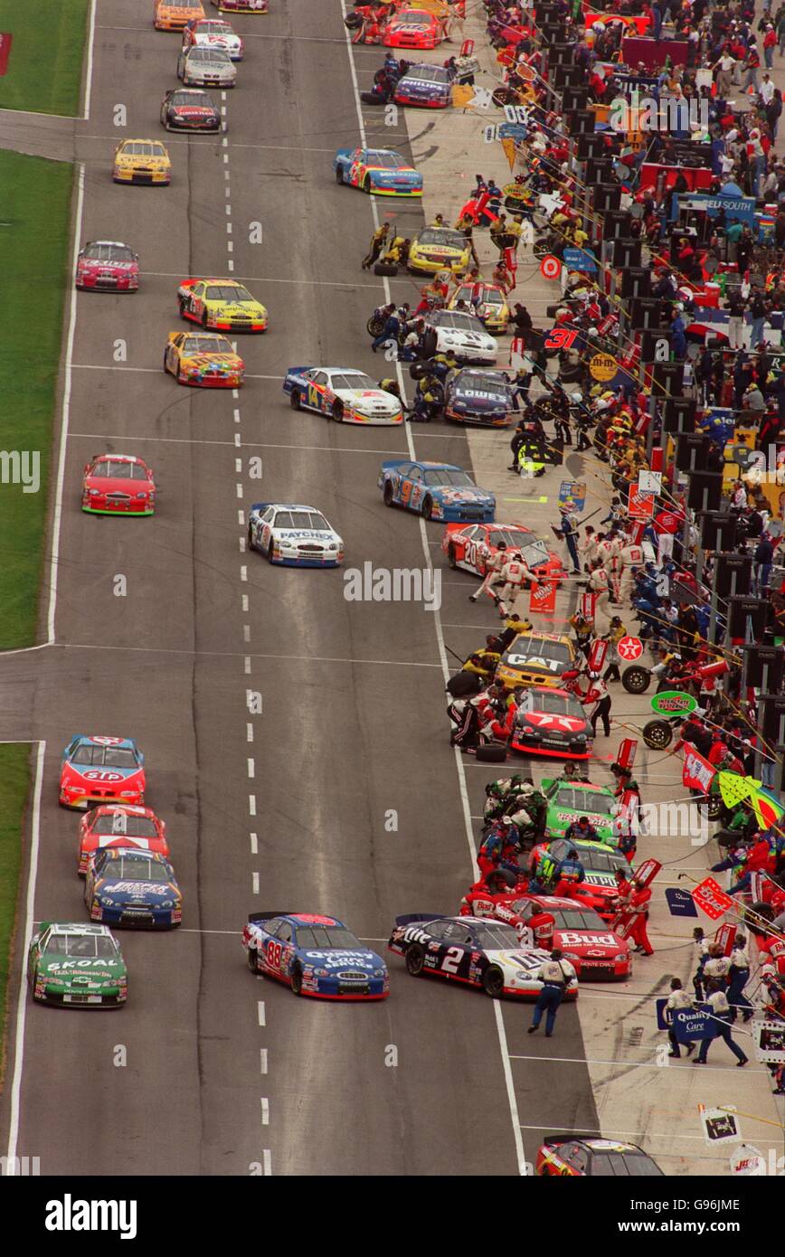 Motoracing - NASCAR Winston Cup- Primestar 500, Texas Motor Speedway, Dallas. Foto Stock