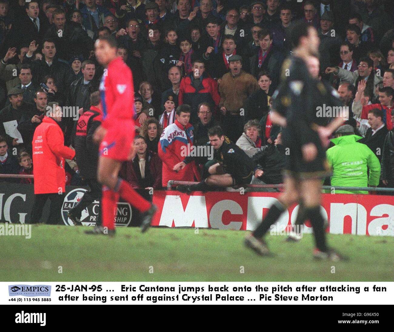 Calcio - FA Carling Premiership - Crystal Palace v Manchester United - Selhurst Park Foto Stock