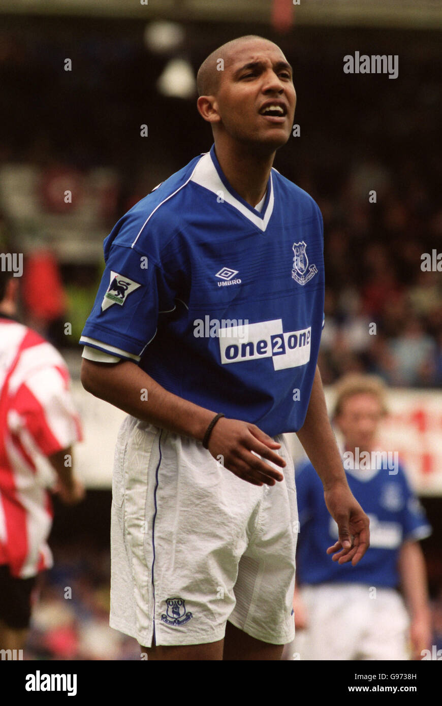 Calcio - fa Carling Premiership - Southampton v Everton. Olivier Dacourt, Everton Foto Stock