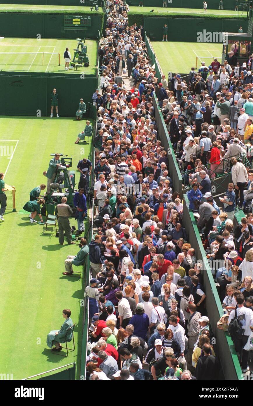 Tennis - campionati di Wimbledon Foto Stock