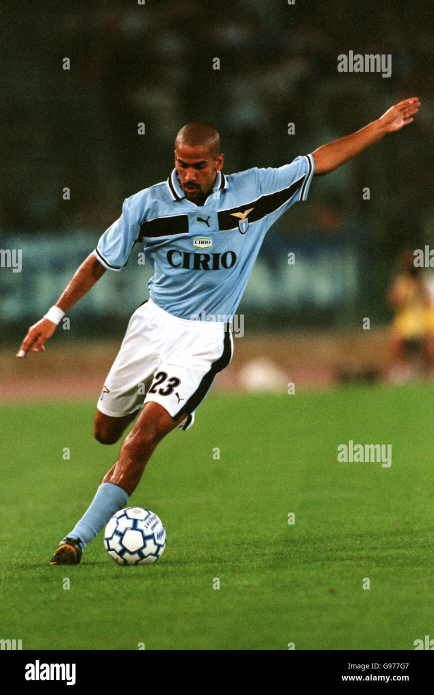 Calcio - amichevole - Lazio v River Plate. Juan Sebastian Veron, Lazio Foto Stock