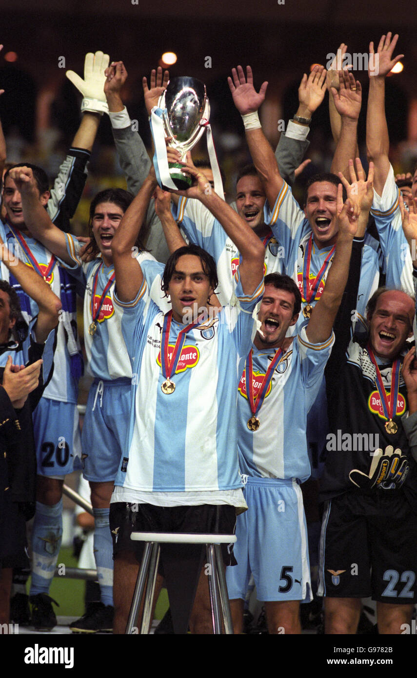 Calcio - Coppa UEFA Intertoto - Lazio v Manchester United Foto Stock
