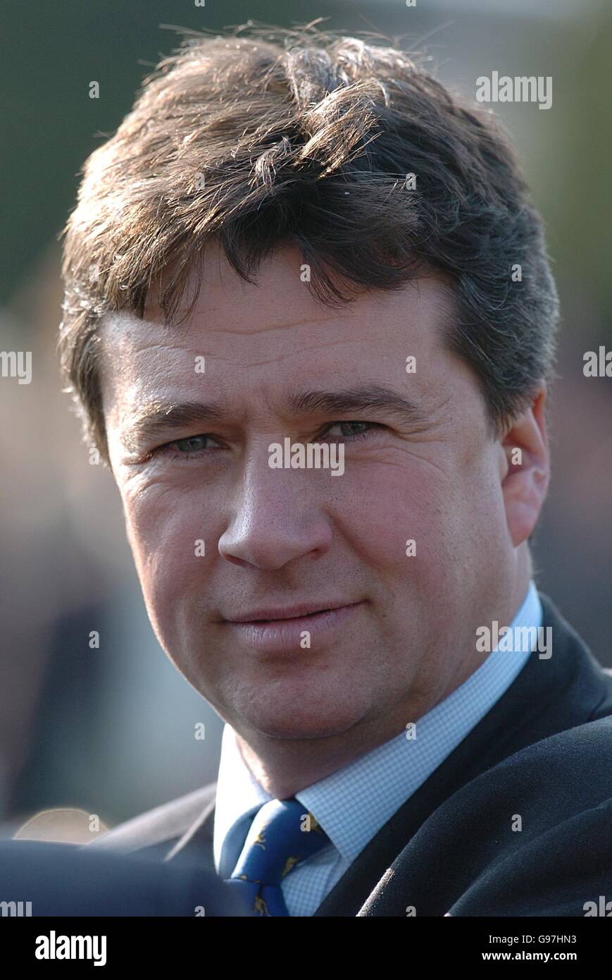 Corse ippiche - Cheltenham Festival - Queen Mother Champion Chase Day - Ippodromo di Cheltenham. Richard Phillips, allenatore di cavalli Foto Stock