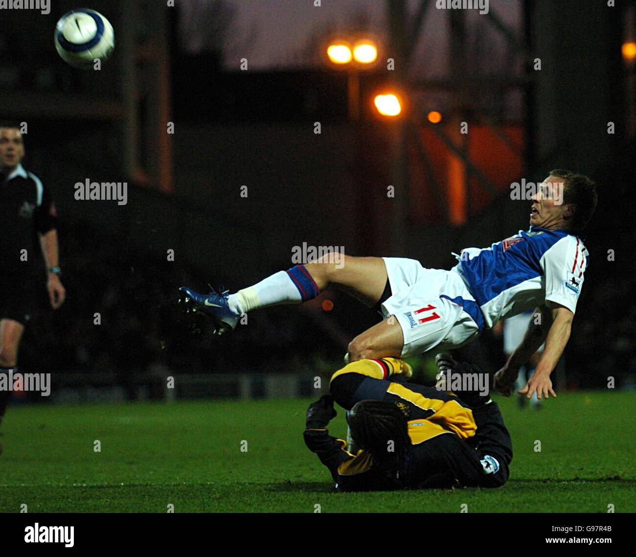 Calcio - FA Barclays Premiership - Blackburn Rovers v Wigan Athletic - Ewood Park Foto Stock