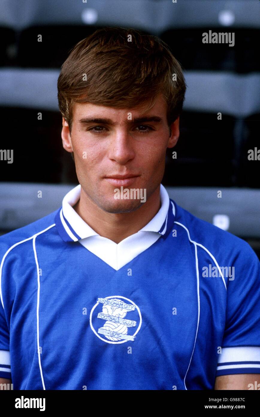 Calcio - Canon League prima Divisione - Birmingham City Photocall. Pat Van Den Hauwe, Birmingham City Foto Stock