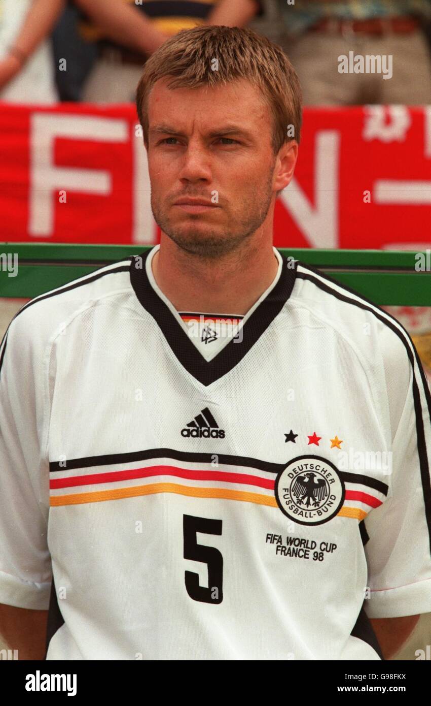 Calcio - Coppa del Mondo in Francia 98 - Gruppo F - Germania v Iugoslavia Foto Stock