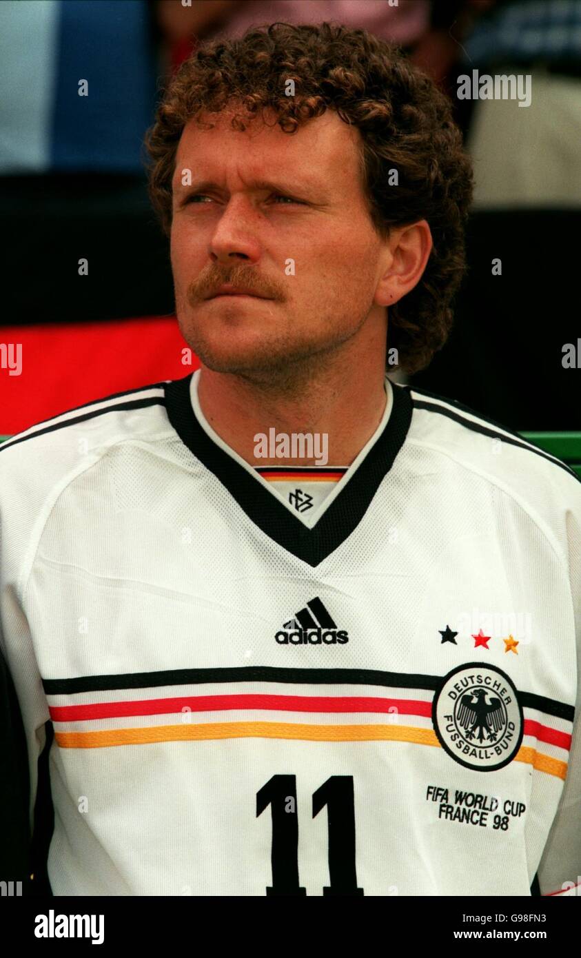 Calcio - Coppa del Mondo in Francia 98 - Gruppo F - Germania v Iugoslavia Foto Stock