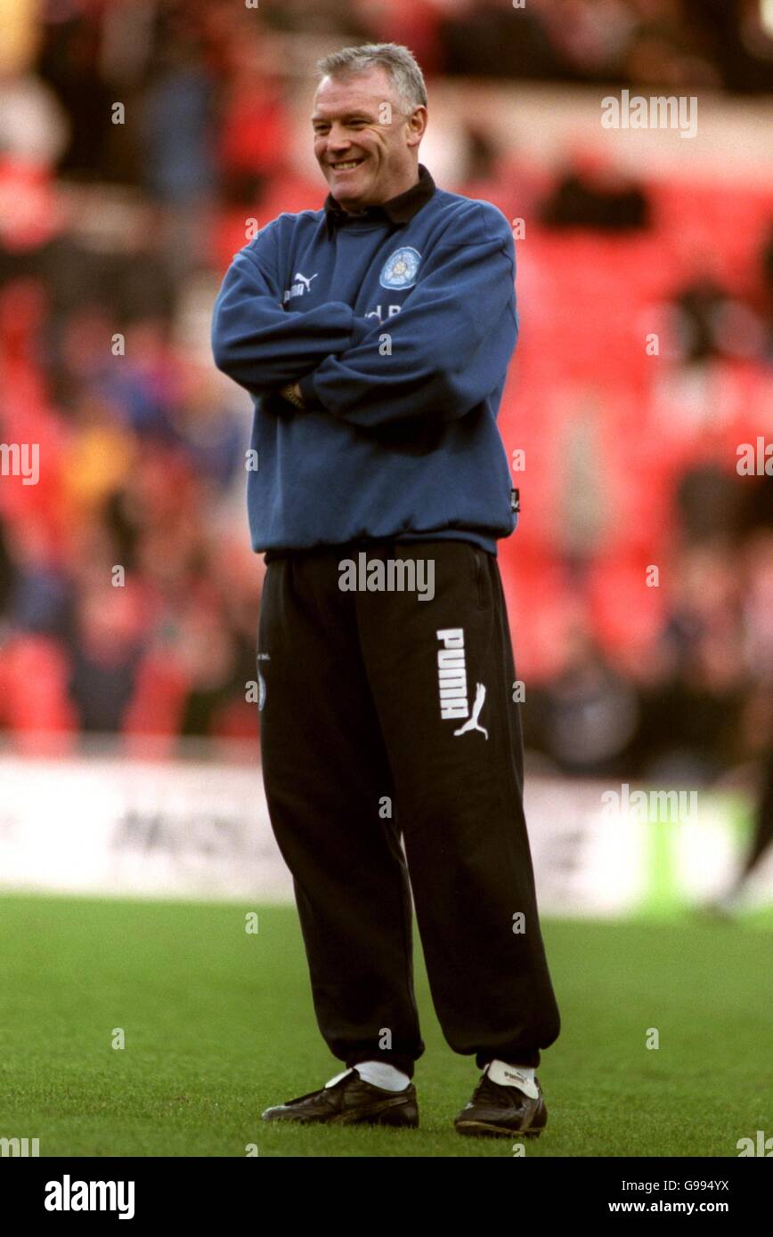 Calcio - fa Carling Premiership - Sunderland / Leeds United. L'assistente di Leeds United, Eddie Grey Foto Stock