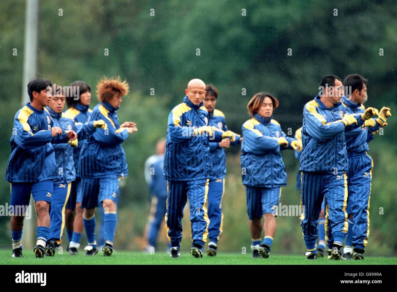 Calcio - Shimizu S-Pulse Feature - Giappone. Treno Shimizu S-Pulse Foto Stock