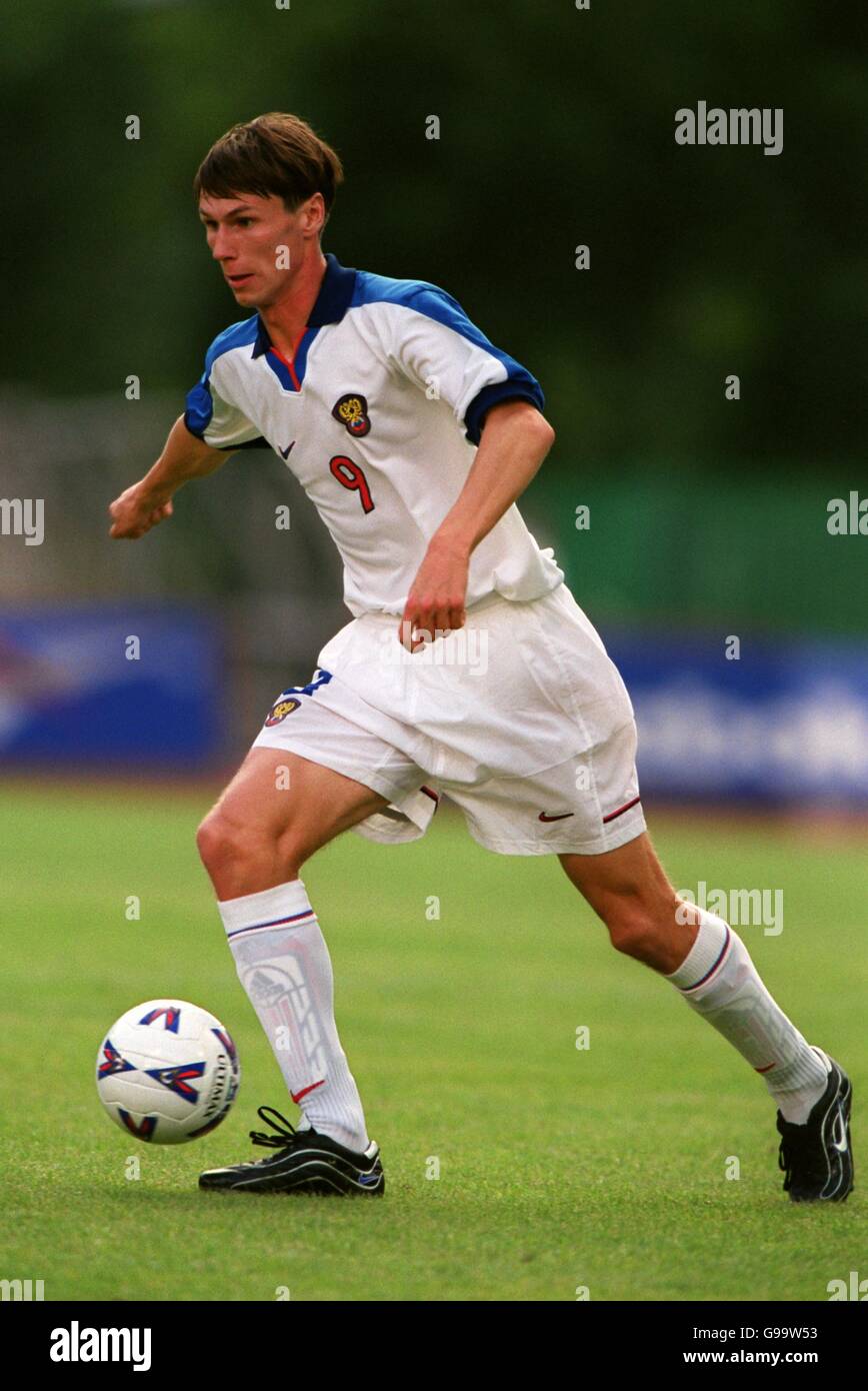 Calcio - Euro 2000 Qualifier - Gruppo quattro - Andorra contro Russia. Egor Titov, Russia Foto Stock