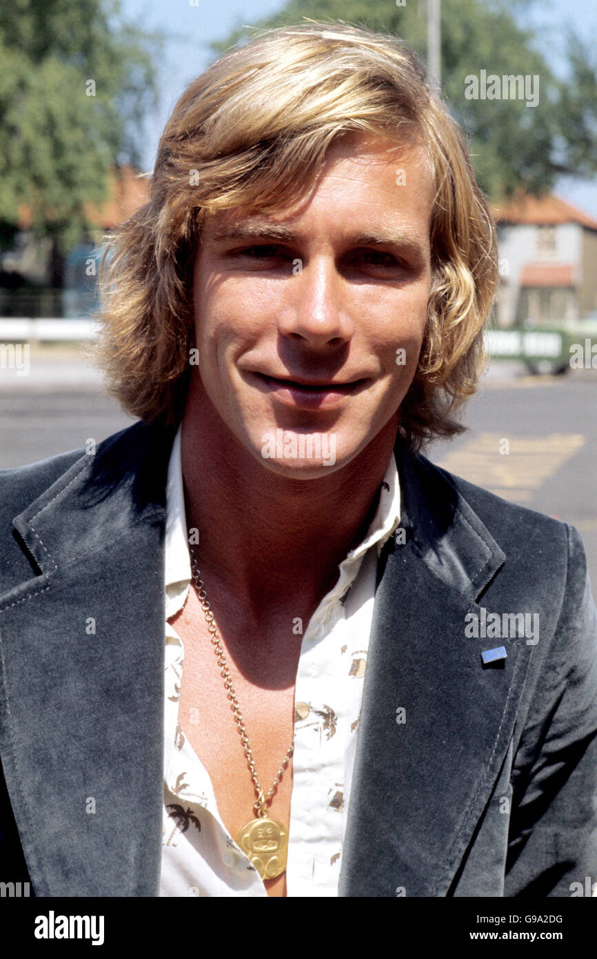 Motor Racing - Formula Uno - Driver - James Hunt Foto Stock