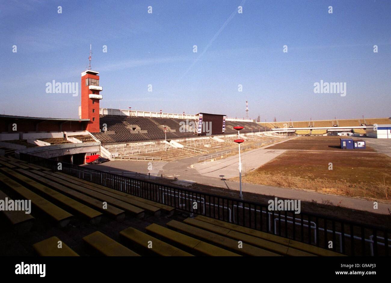 Soccer - Praga Stadi Foto Stock