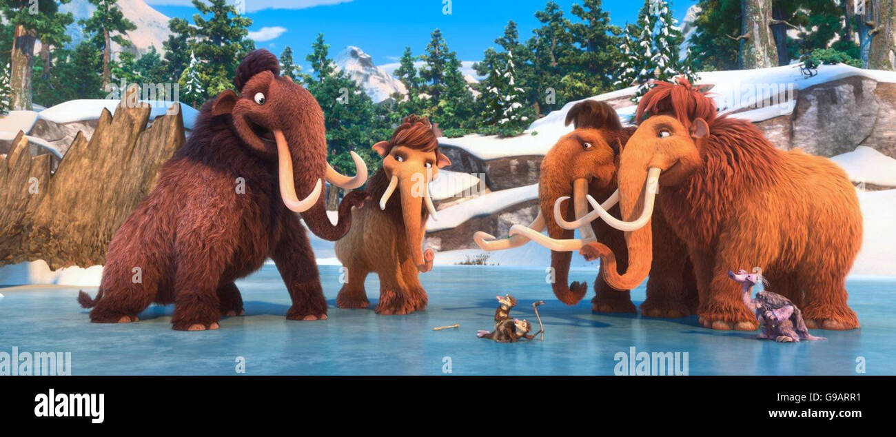 Ice Age: Rotta di collisione è una imminente 2016 American 3D calcolatore-animated commedia film prodotto dalla Blue Sky Studios. Questa fotografia è per il solo uso editoriale ed è il copyright del film company e/o il fotografo assegnato dal film o società di produzione e può essere riprodotto solo da pubblicazioni in congiunzione con la promozione del film di cui sopra. Un credito per il film company è richiesto. Il fotografo deve anche essere accreditato quando noto. Foto Stock