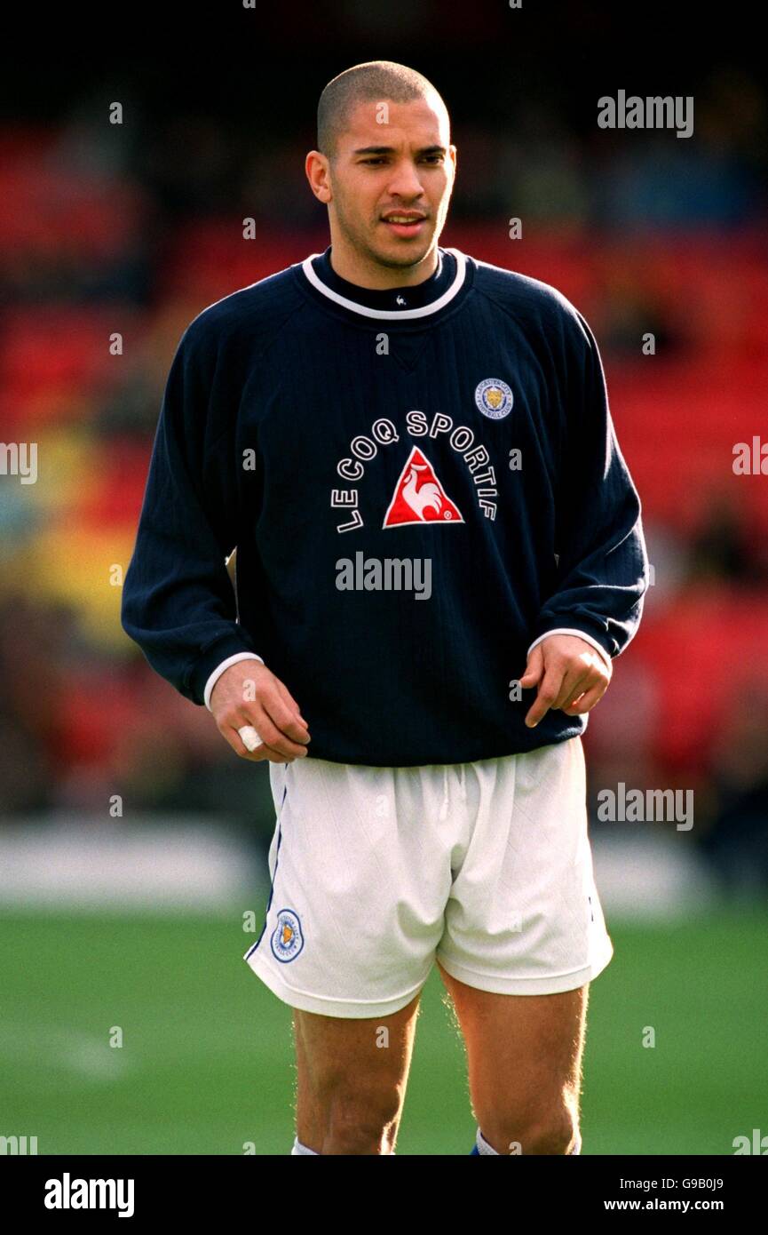Calcio - fa Carling Premiership - Watford / Leicester City. Stan Collymore,  Leicester City Foto stock - Alamy