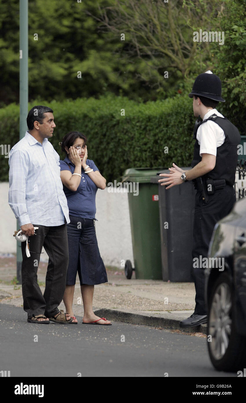 Connestabile di polizia Foto Stock
