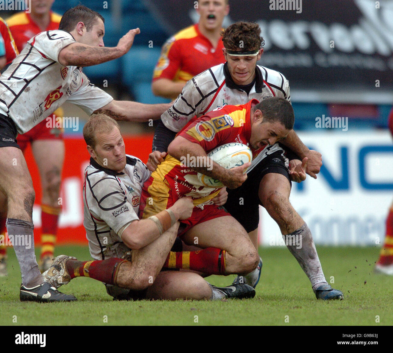 Rugby League - Powergen Challenge Cup - Widnes Vikings v Catalans Dragons - Halton Stadium Foto Stock