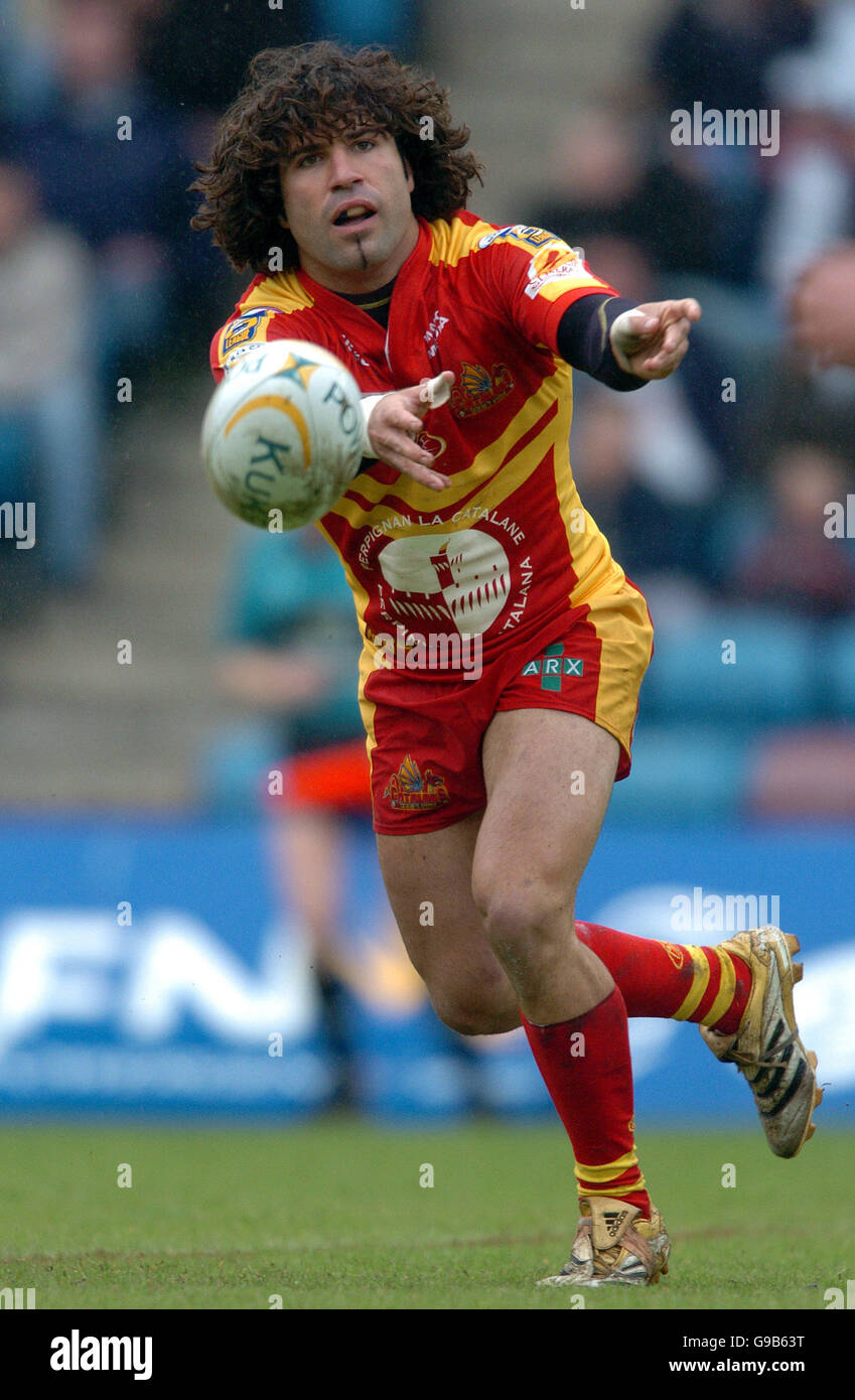 Rugby League - Powergen Challenge Cup - Widnes Vikings v Catalans Dragons - Halton Stadium Foto Stock