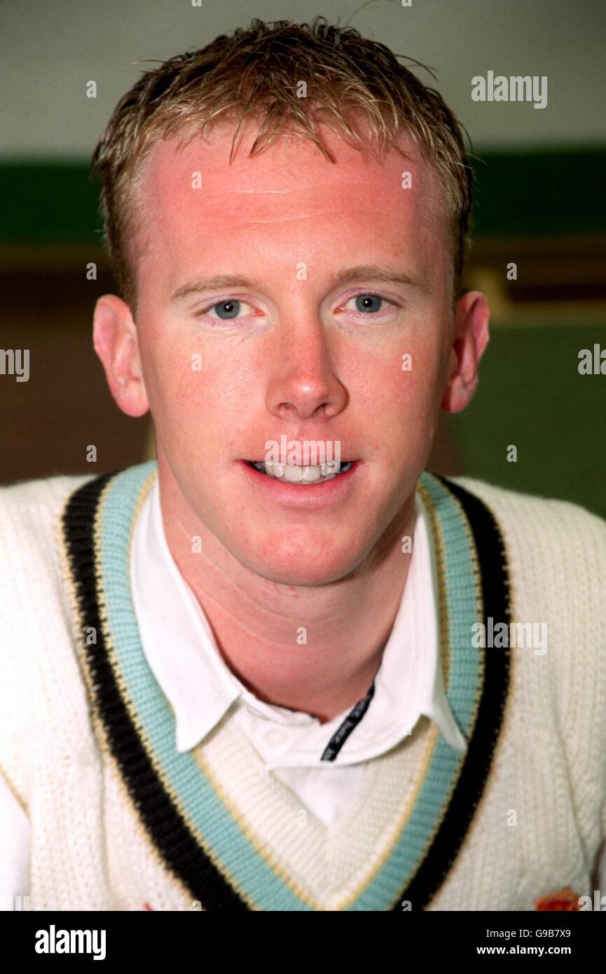 Cricket - Derbyshire CCC Photocall. Kevin James Dean, Derbyshire CCC Foto Stock