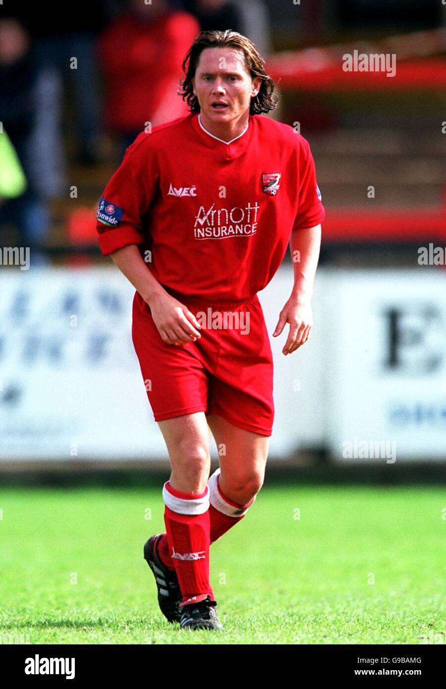 Calcio - Conferenza nazionale - Scarborough v Morecambe. Steve Brodie, Scarborough Foto Stock