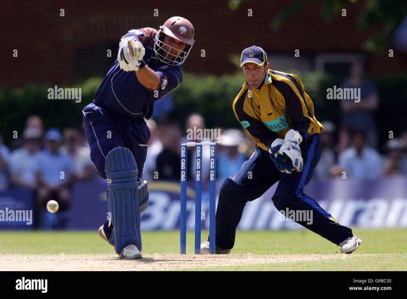 Cricket - Cheltenham e Gloucester Trophy - Surrey v Hampshire - Whitgift School Foto Stock