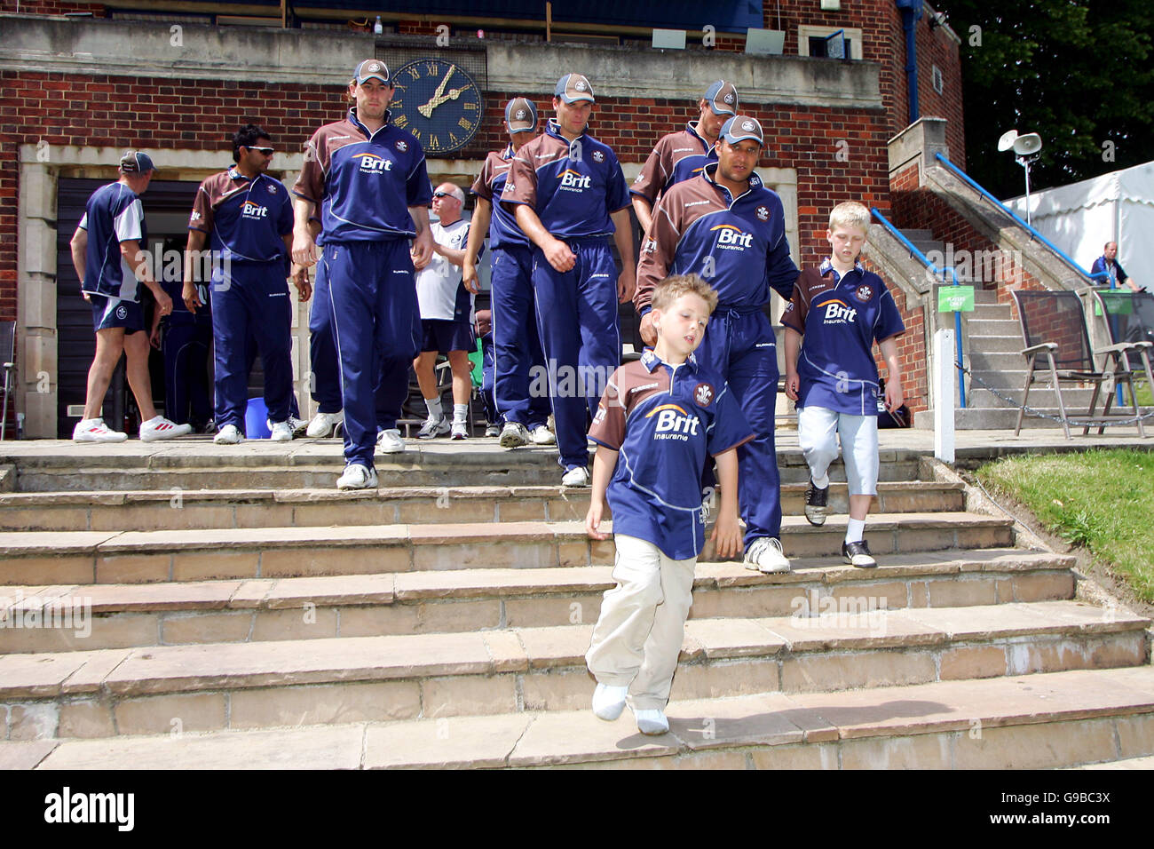 Cricket - Cheltenham e Gloucester Trophy - Surrey v Hampshire - Whitgift School Foto Stock