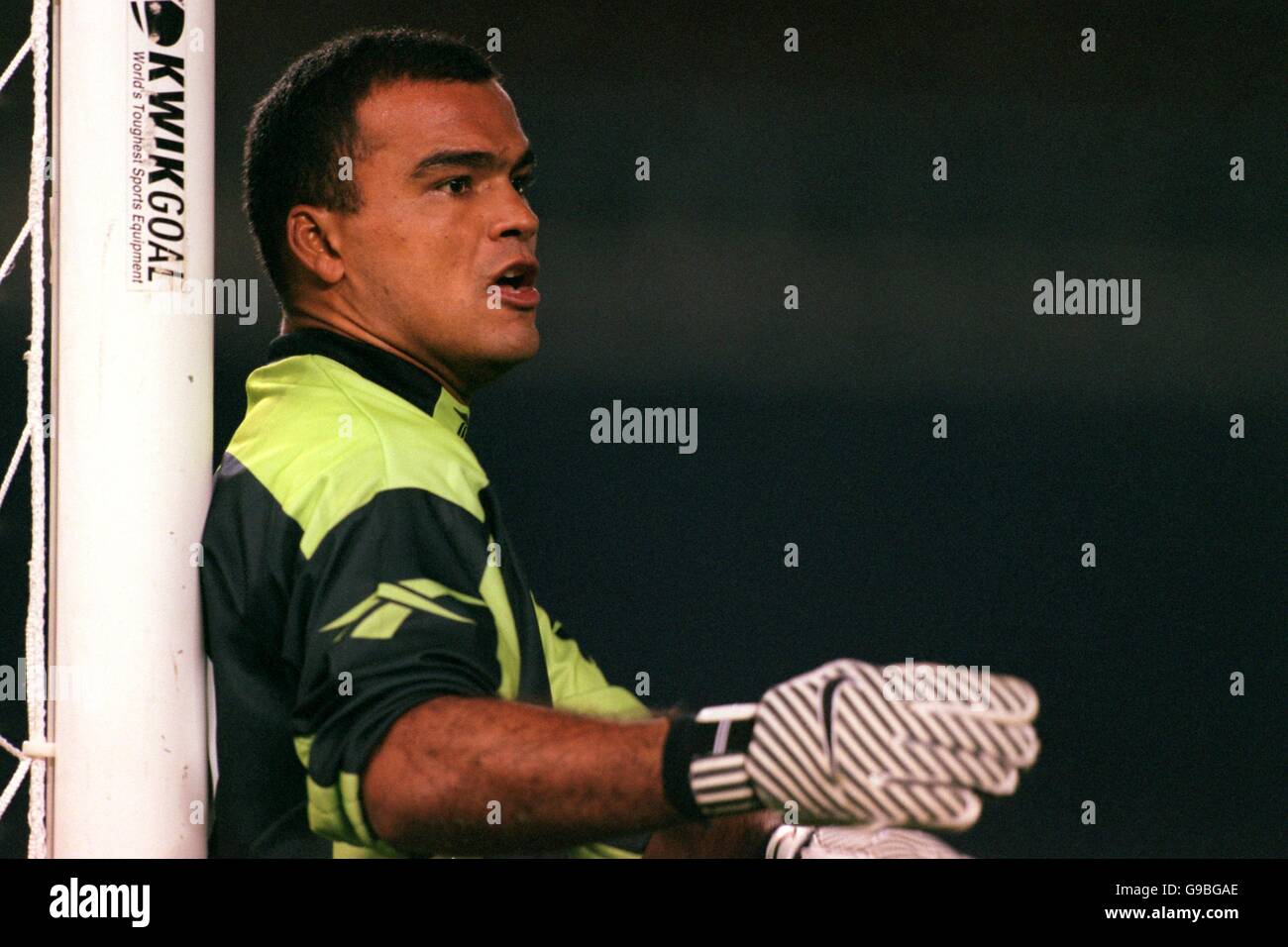 Calcio - ConCACAAF Gold Cup 2000 - Semifinale - Perù / Colombia. Diego Gomez, portiere della Colombia Foto Stock