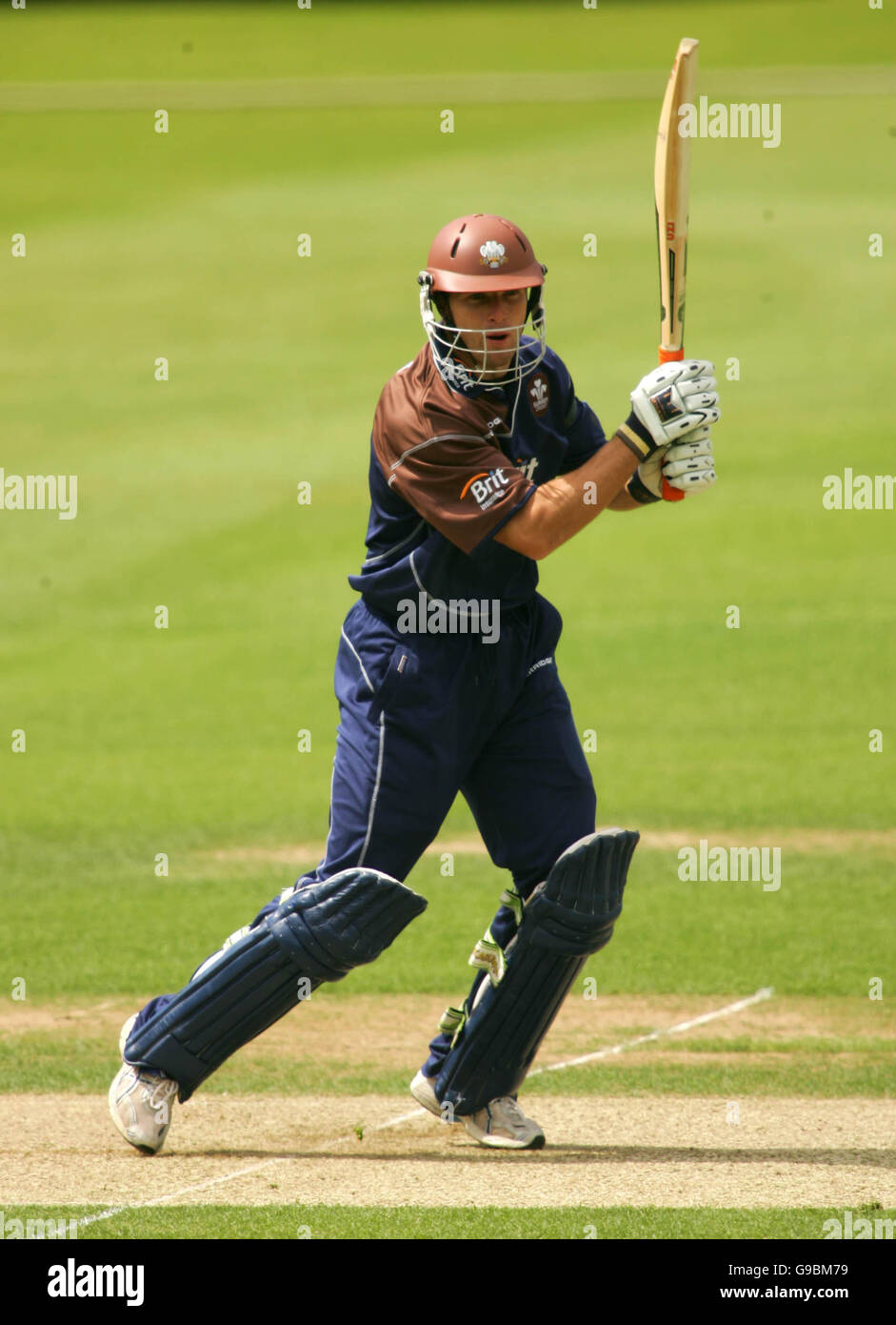 Cricket - Trofeo Cheltenham e Gloucester - Surrey contro Glamorgan - il Brit Oval. Swart Walters di Surrey Foto Stock