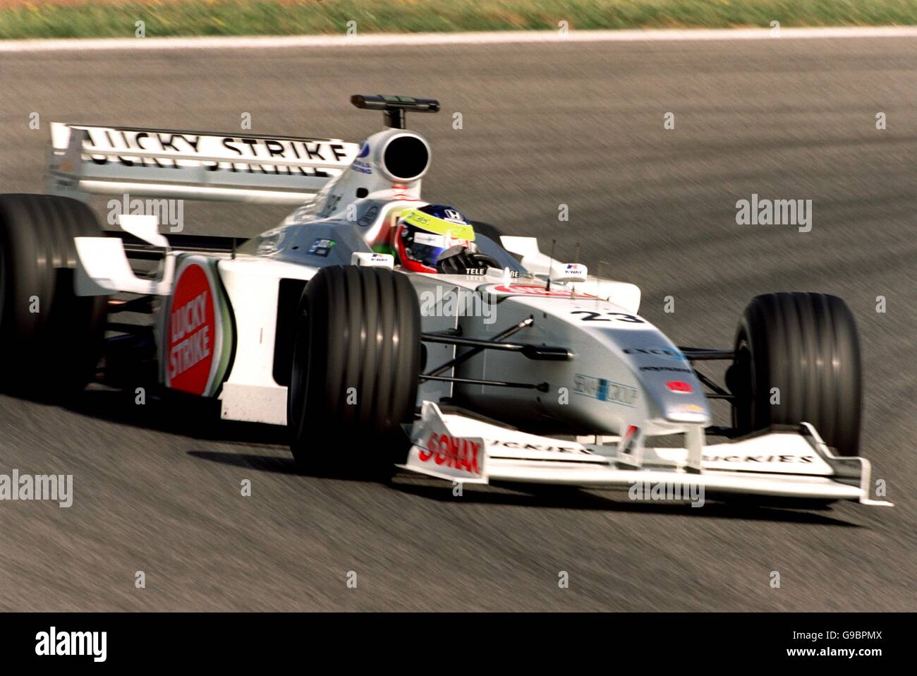 Formula uno Motor Racing - Gran Premio di Spagna - Qualifiche. Ricardo Zonta, BAR Foto Stock