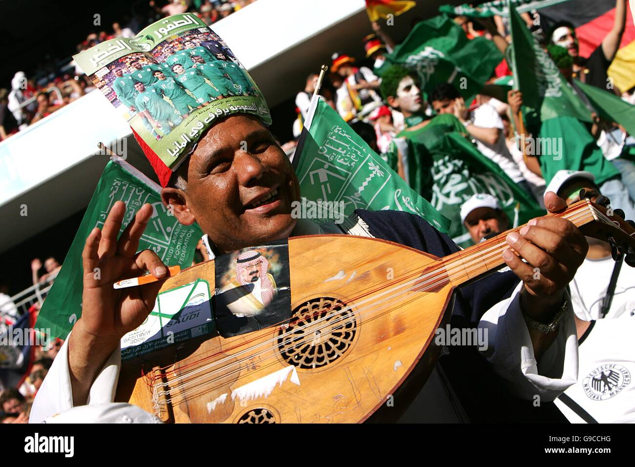 Calcio - 2006 FIFA World Cup Germany - GRUPPO H - Tunisia v - Arabia Saudita - Allianz Arena Foto Stock