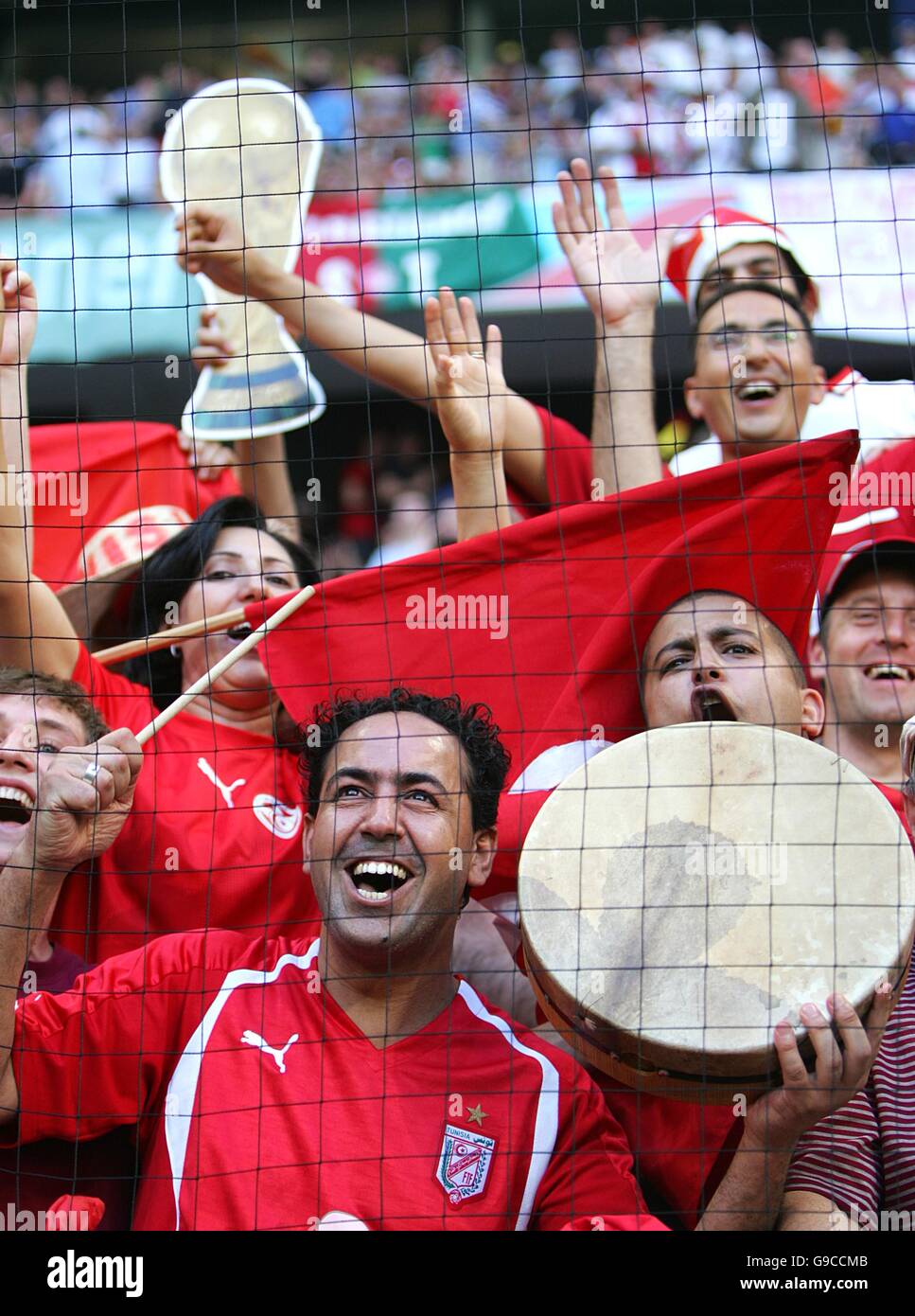 Calcio - 2006 FIFA World Cup Germany - GRUPPO H - Tunisia v - Arabia Saudita - Allianz Arena Foto Stock