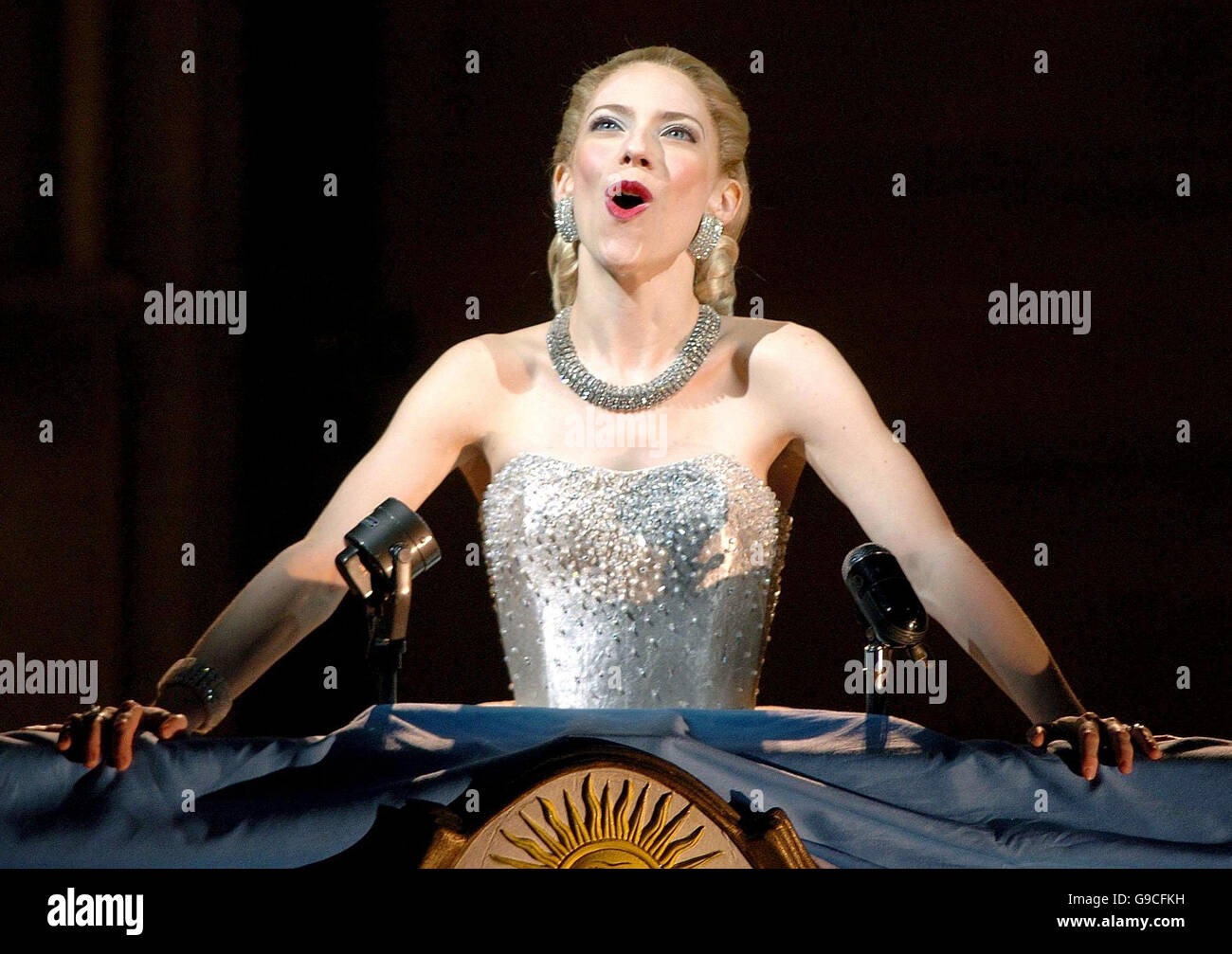 Evita Photocall - Adelphi Theatre Foto Stock