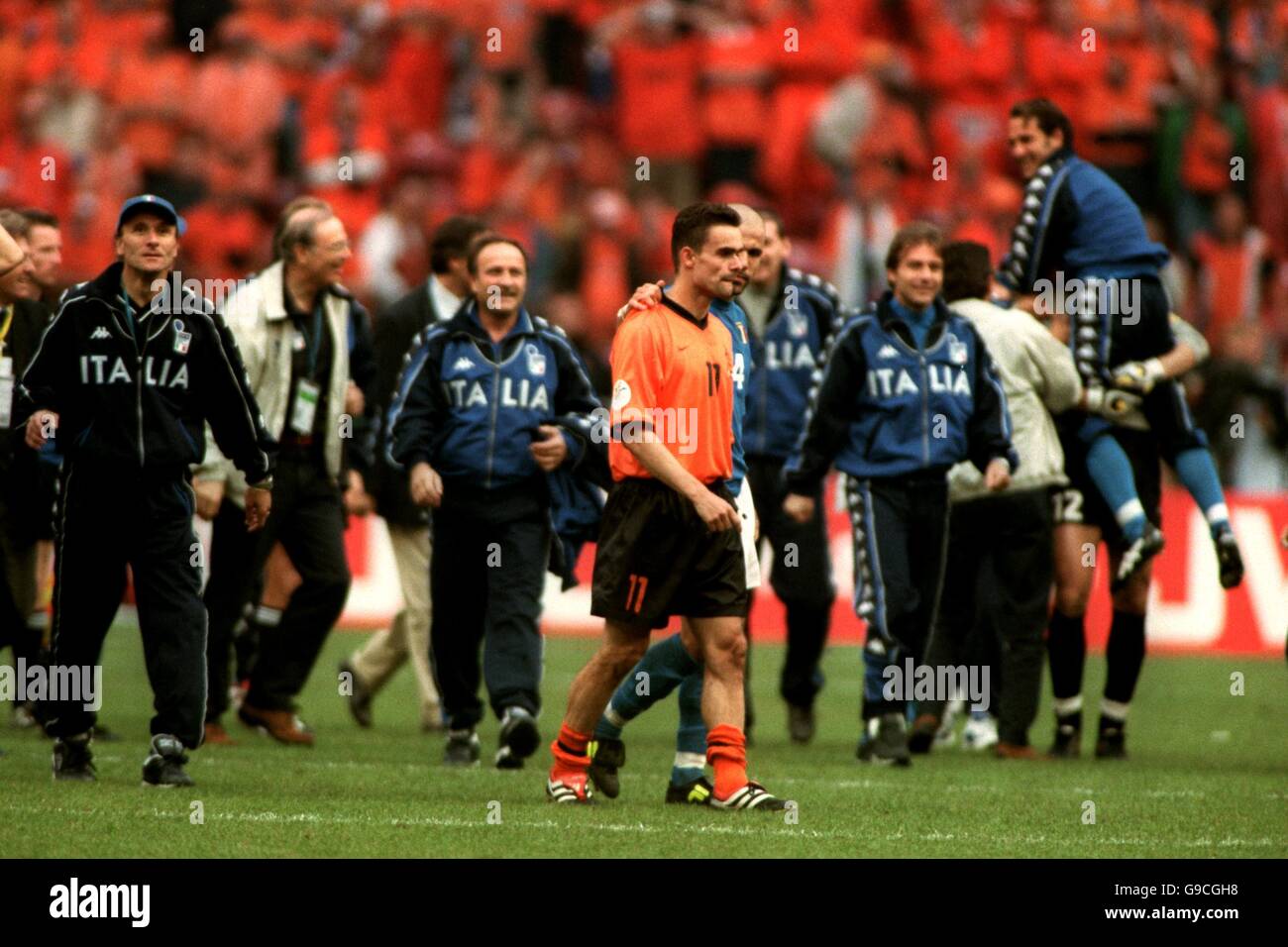 Calcio - Euro 2000 - Semi finale - Italia / Olanda Foto Stock