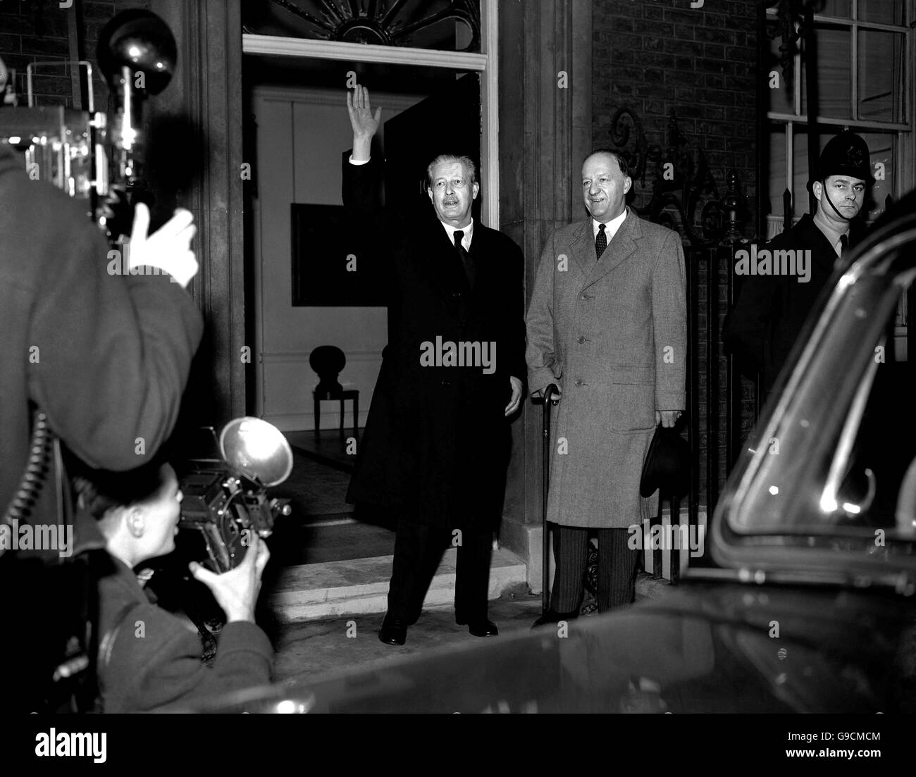 Signor Harold MacMillan Foto Stock