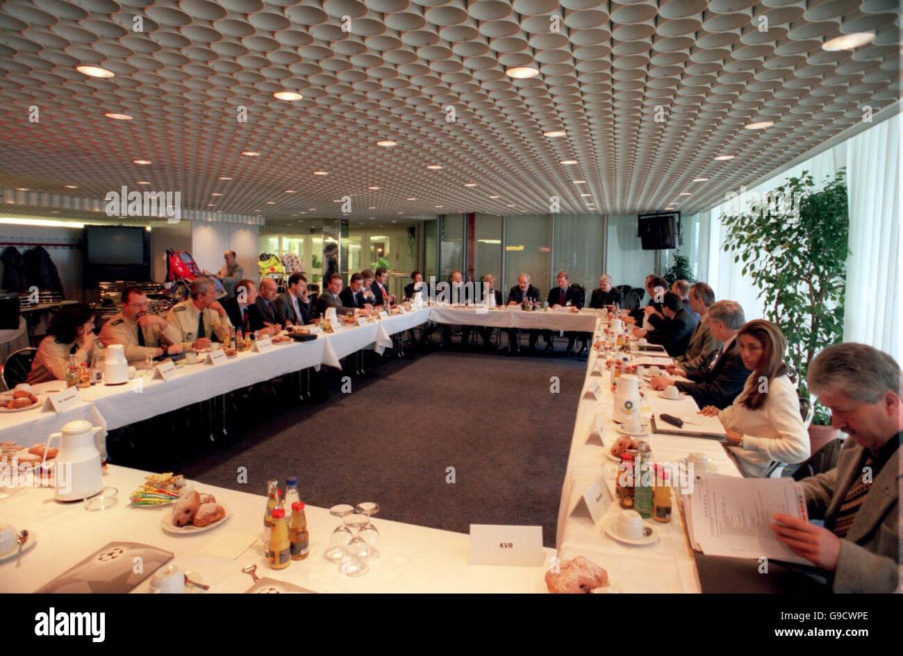 Calcio - UEFA Champions League - Gruppo C - Bayern Monaco / Real Madrid. Sala banchetti Foto Stock