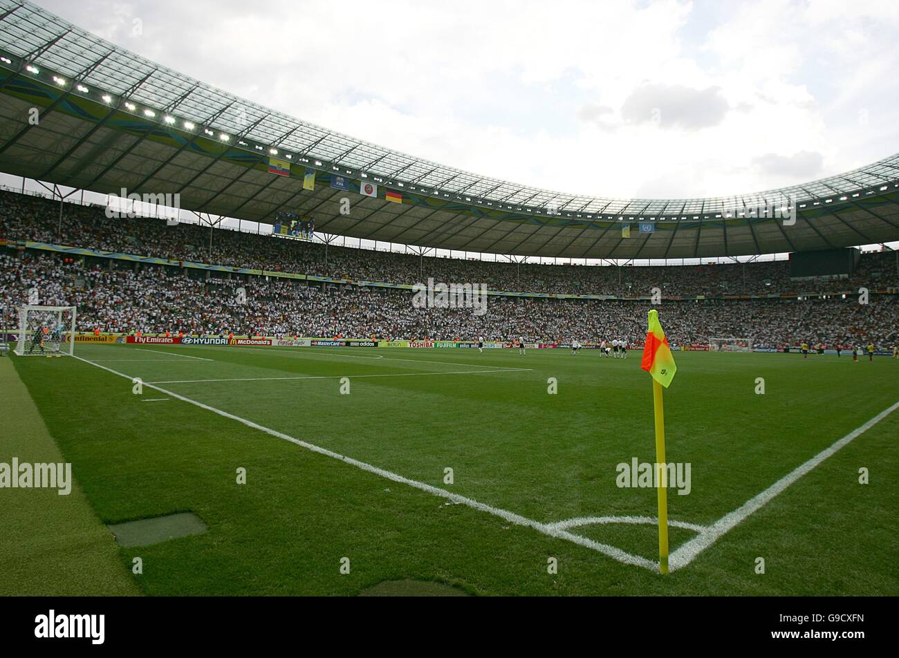 Calcio - Coppa del mondo FIFA Germania 2006 - Gruppo A - Ecuador v Germania - Olympiastadion. Vista sullo stadio Foto Stock