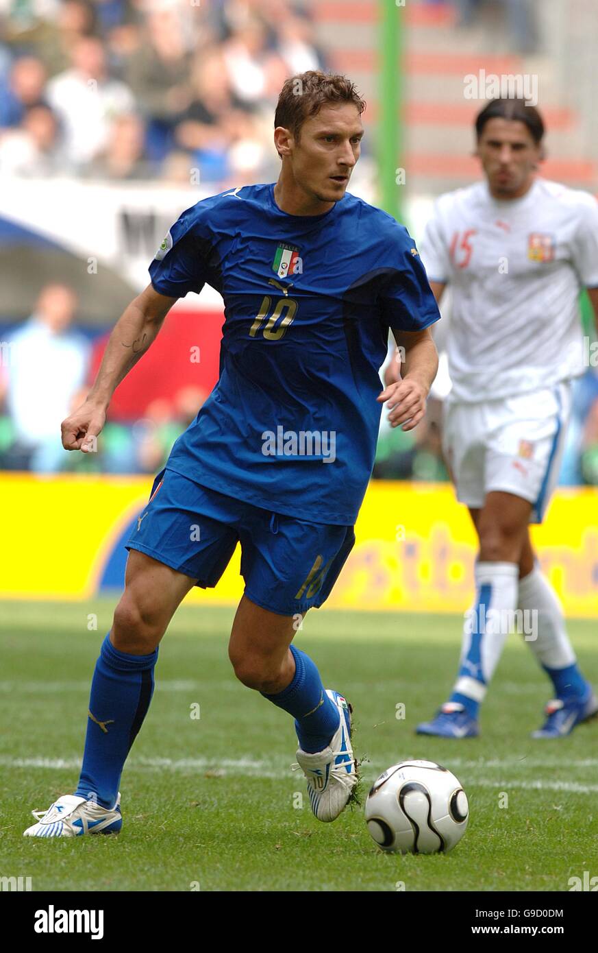 Calcio - 2006 FIFA World Cup Germany - Gruppo E - Repubblica Ceca v Italia - AOL Arena Foto Stock