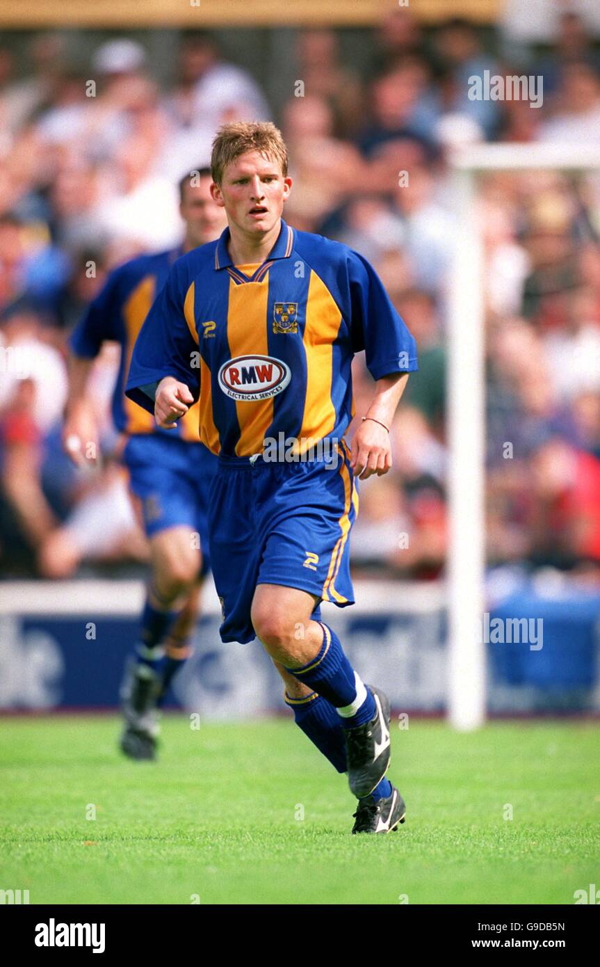 Calcio - amichevole - Shrewsbury Town / Manchester United. Wayne Thomas, Shrewsbury Town Foto Stock