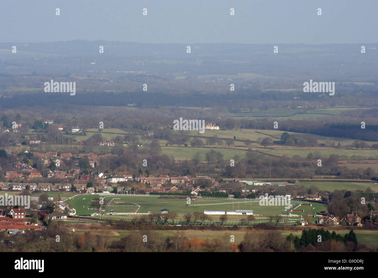 Plumpton Racecourse Foto Stock