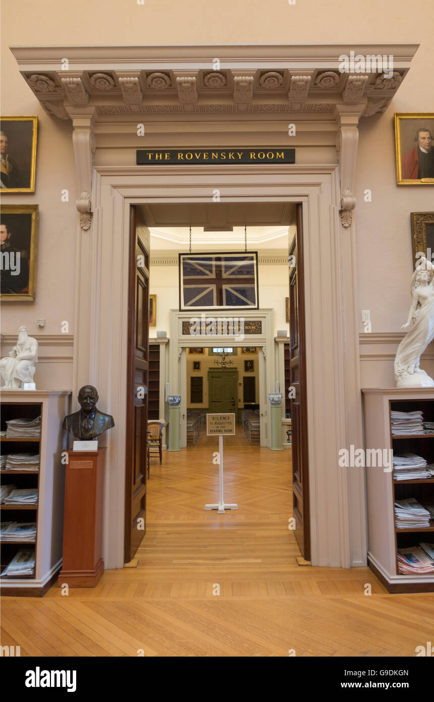 Libreria di Redwood e Ateneo Newport Rhode Island Foto Stock