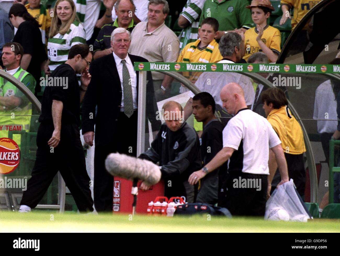 Calcio - amichevole - Celtic / Bordeaux. Il manager celtico Martin o'Neill (l) si dirige per gli spogliatoi dopo aver visto la sua squadra perdere 4-2 a Bordeaux Foto Stock