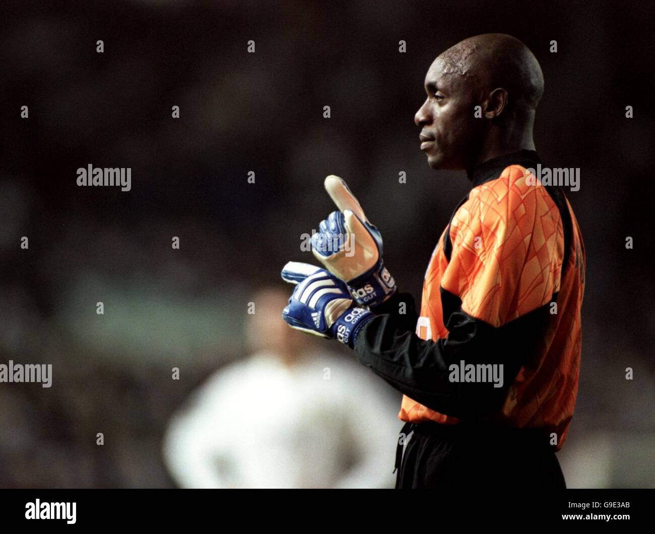 Calcio - UEFA Champions League - Gruppo H - Leeds United v Besiktas. IKE Shorunmu, portiere di Besiktas Foto Stock