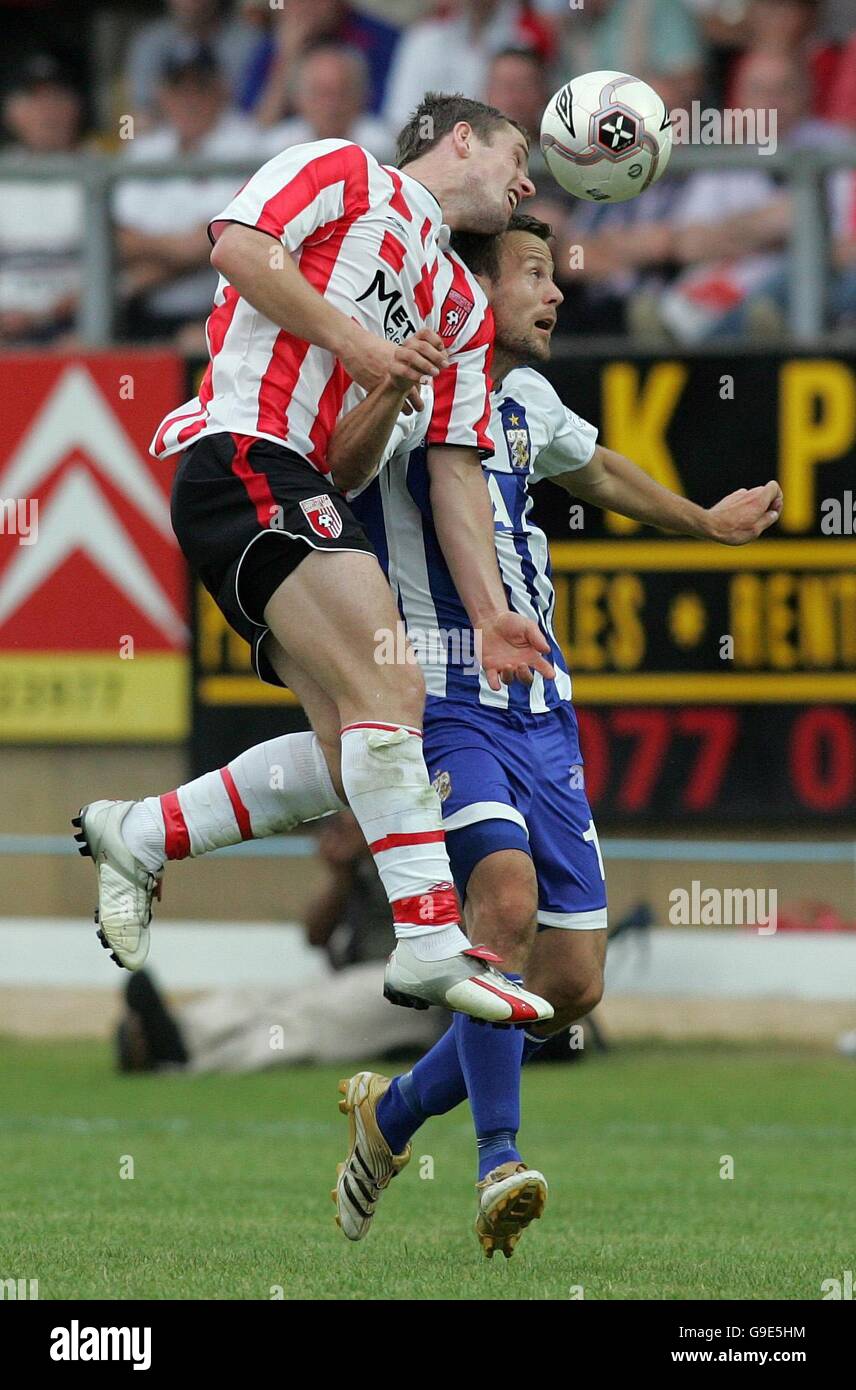 Calcio - Coppa UEFA turno di qualificazione - Derry - IFK Göteborg Foto Stock