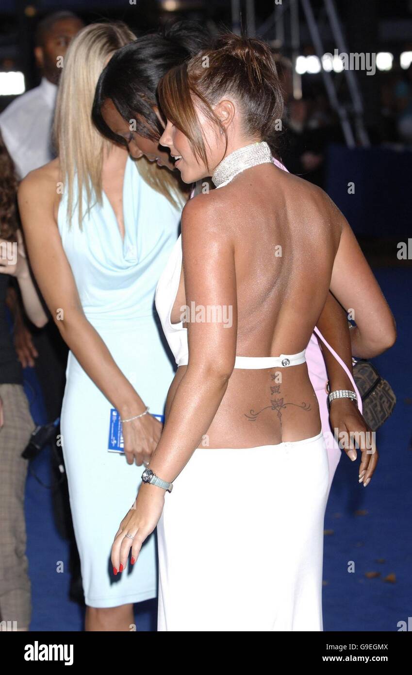 Michelle Heaton of Liberty X arriva per la prima europea di Miami Vice, presso l'Odeon Leicester Square, nel centro di Londra. Foto Stock